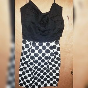 Short Black & White Dress